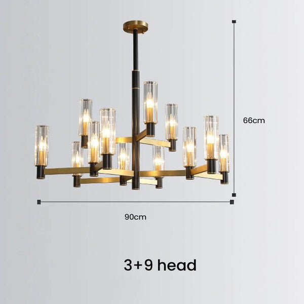 Copper Branch Luster Chandelier-Ceiling Chandelier