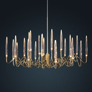 Copper Candles Chandelier: Elegant Lighting Solution-Ceiling Chandelier
