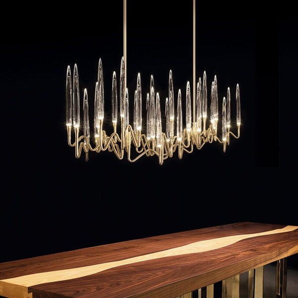 Copper Candles Chandelier: Elegant Lighting Solution-Ceiling Chandelier