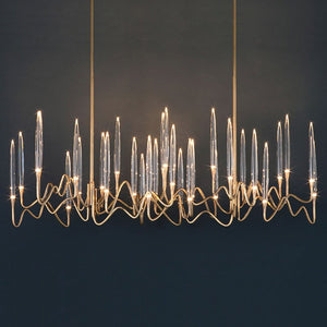 Copper Candles Chandelier: Elegant Lighting Solution-Ceiling Chandelier