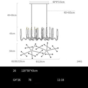Copper Candles Chandelier: Elegant Lighting Solution-Ceiling Chandelier
