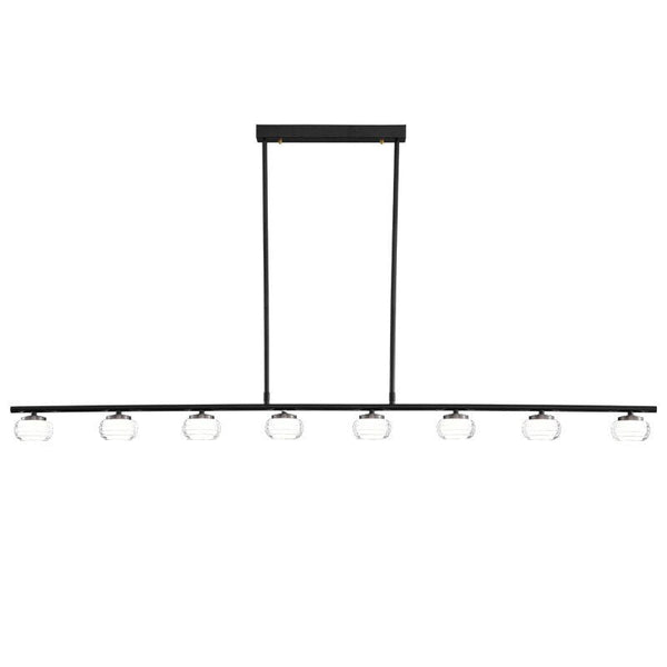 Copper Strip Creative Bar Hanging light-Kitchen Island