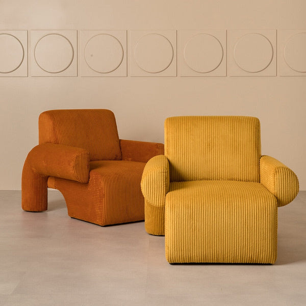 Corduroy Settee: Ultimate Comfort and Style-Arm Chairs, Recliners & Sleeper Chairs
