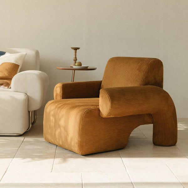 Corduroy Settee: Ultimate Comfort and Style-Arm Chairs, Recliners & Sleeper Chairs