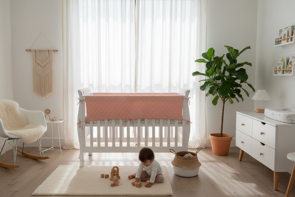 Bettnestchen aus Baumwolle – Schützen Sie Ihr Baby mit einem Anti-Biss-Stoßfänger