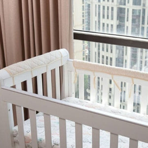 Cotton Cot Bumper - Protect Your Baby with Anti-Bite Bumper-Crib Bumper