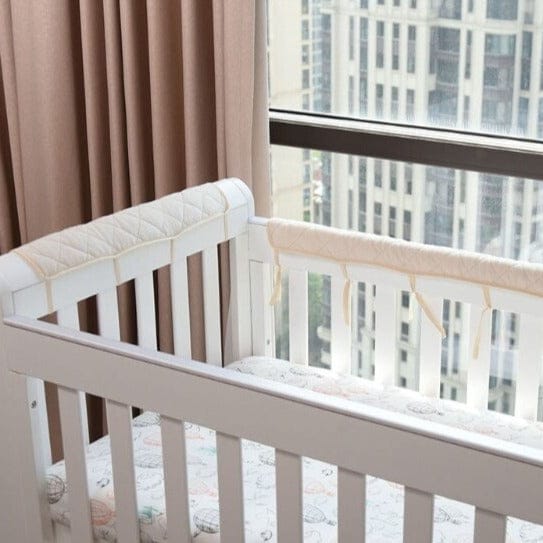 Cotton Cot Bumper - Protect Your Baby with Anti-Bite Bumper-Crib Bumper
