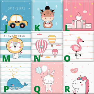 Count the Penguins Kids Wall Padded Safety Cushions Set-Anti Collision Padded Wall Stickers