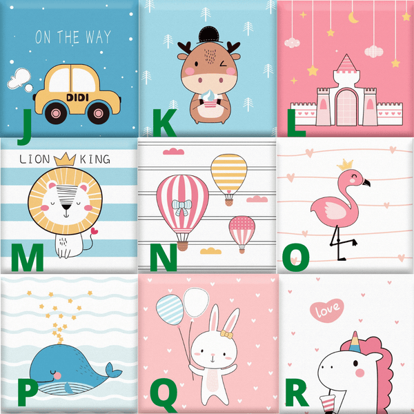 Count the Penguins Kids Wall Padded Safety Cushions Set-Anti Collision Padded Wall Stickers