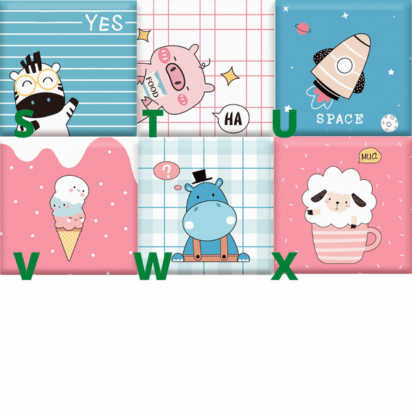 Count the Penguins Kids Wall Padded Safety Cushions Set-Anti Collision Padded Wall Stickers