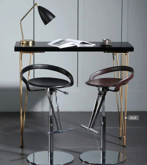 Counter Ergonomic Bar Chair for Kitchen Island Counter-Bar Stools