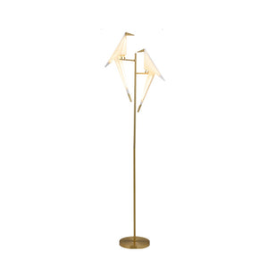 Crane The Bird LED Floor Lamp: Illuminate in Style-Floor Lamp