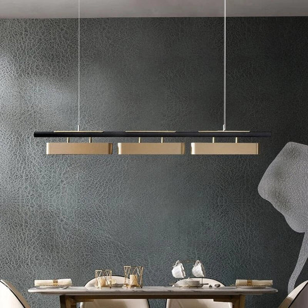 Creative Black Gold Combination Hanging Lamp-Kitchen Island