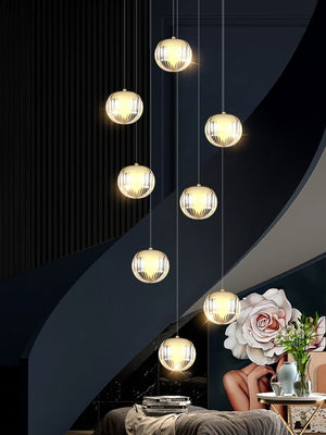 Crystal Ball Staircase Chandelier: Enhancing Your Space-Staircase Chandelier