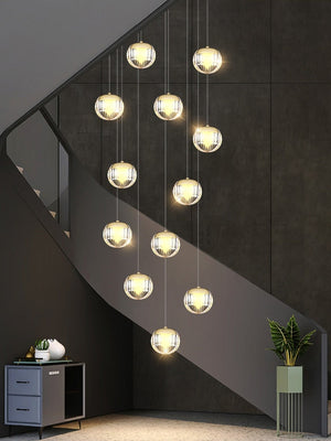 Crystal Ball Staircase Chandelier: Enhancing Your Space-Staircase Chandelier
