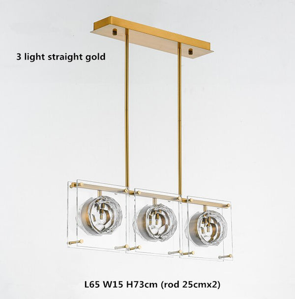 Crystal Balls Chandelier - Kitchen Island Lighting-Kitchen Island