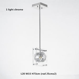 Crystal Balls Chandelier - Kitchen Island Lighting-Kitchen Island