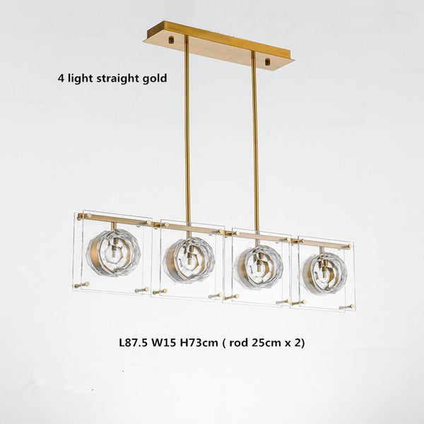 Crystal Balls Chandelier - Kitchen Island Lighting-Kitchen Island