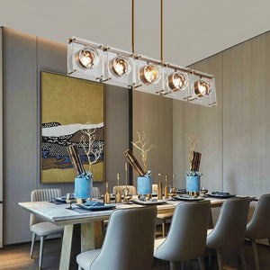 Crystal Balls Chandelier - Kitchen Island Lighting-Kitchen Island