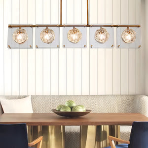 Crystal Balls Chandelier - Kitchen Island Lighting-Kitchen Island