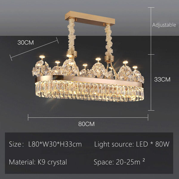 Crystal Ceiling K9 Crystal Grand Chandelier: Elegant Lighting Fixture-Ceiling Chandelier