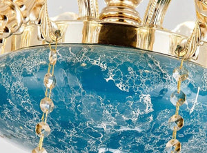 Crystal Ceramic Tier Chandelier - Elevate Your Space with Timeless Elegance-Ceiling Chandelier