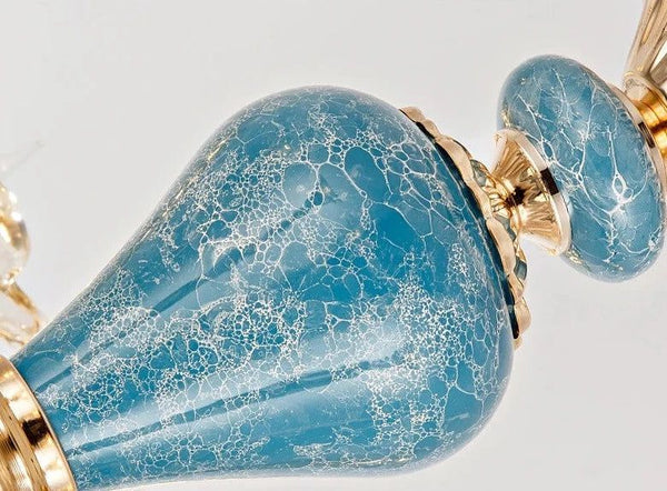 Crystal Ceramic Tier Chandelier - Elevate Your Space with Timeless Elegance-Ceiling Chandelier