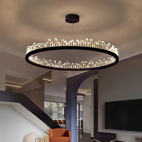Crystal Chandelier: Exquisite Lustre for Elegant Spaces-Ceiling Chandelier