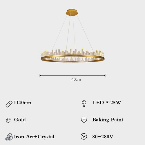 Crystal Chandelier: Exquisite Lustre for Elegant Spaces-Ceiling Chandelier