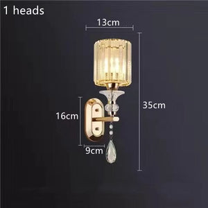Crystal Cylinders LED Chandelier - Modern Lighting-Ceiling Chandelier