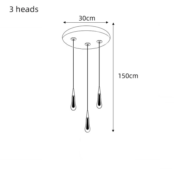 Crystal Drops Staircase Chandelier: Elegant Lighting-Staircase Chandelier