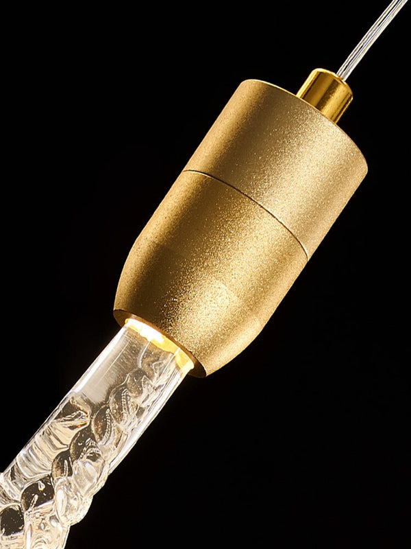 Crystal Feather Chandelier - Exquisite Lighting Décor-Ceiling Chandelier