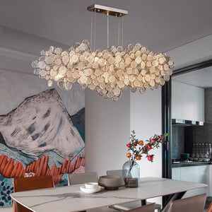 Crystal Glass Chandelier – Illuminate with Elegance-Chandeliers
