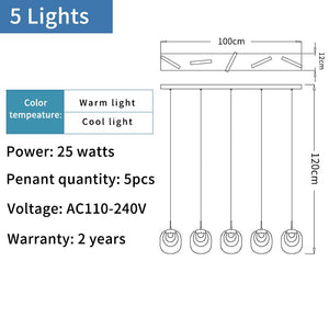 Crystal LED Pendant Chandelier – Rotating Staircase Lighting-Staircase Chandelier