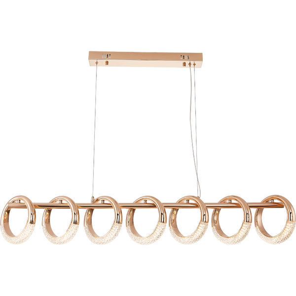 Crystal Loops Hanging Light – Illuminate in Style!-Kitchen Island