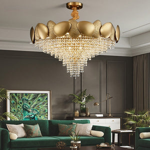 Crystal Pendant Lamp Chandelier – Elegant Lighting for Kitchen Islands-Kitchen Island