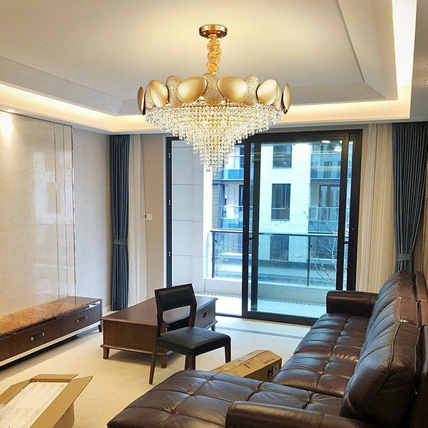 Crystal Pendant Lamp Chandelier – Elegant Lighting for Kitchen Islands-Kitchen Island