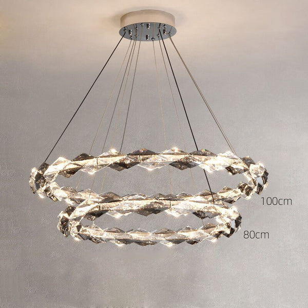 Crystal Ring Chandelier - Illumination for Every Space-Ceiling Chandelier