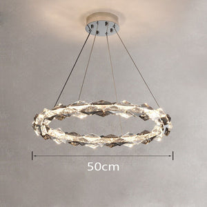 Crystal Ring Chandelier - Illumination for Every Space-Ceiling Chandelier