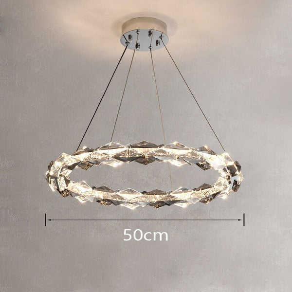 Crystal Ring Chandelier - Illumination for Every Space-Ceiling Chandelier