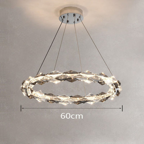 Crystal Ring Chandelier - Illumination for Every Space-Ceiling Chandelier