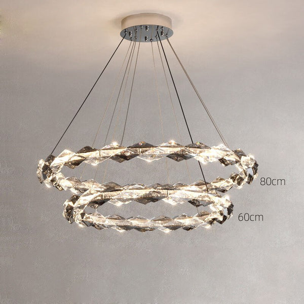 Crystal Ring Chandelier - Illumination for Every Space-Ceiling Chandelier