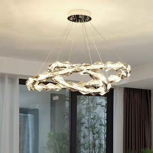 Crystal Ring Chandelier - Illumination for Every Space-Ceiling Chandelier