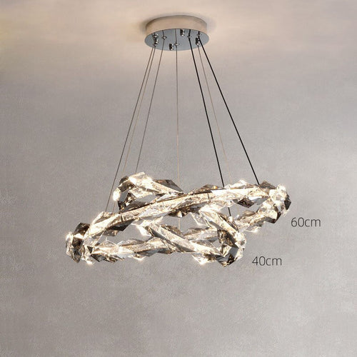 Crystal Ring Chandelier - Illumination for Every Space-Ceiling Chandelier