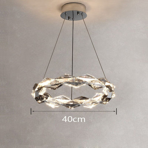 Crystal Ring Chandelier - Illumination for Every Space-Ceiling Chandelier