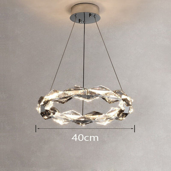 Crystal Ring Chandelier - Illumination for Every Space-Ceiling Chandelier
