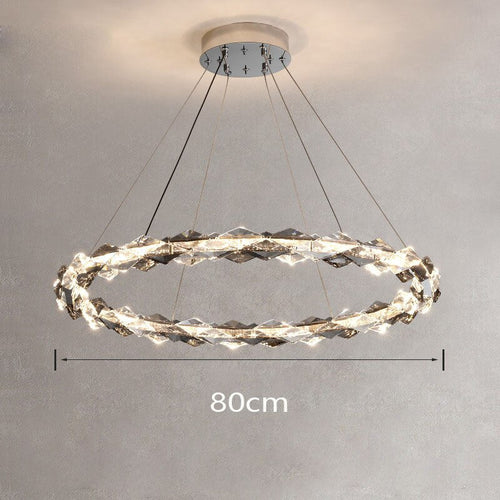 Crystal Ring Chandelier - Illumination for Every Space-Ceiling Chandelier