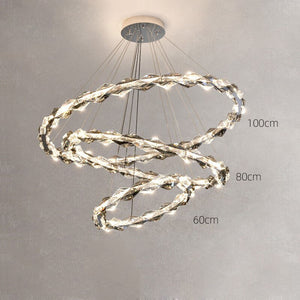 Crystal Ring Chandelier - Illumination for Every Space-Ceiling Chandelier