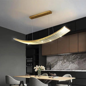 Crystal Slope Pendant Kitchen Island Light-Kitchen Island