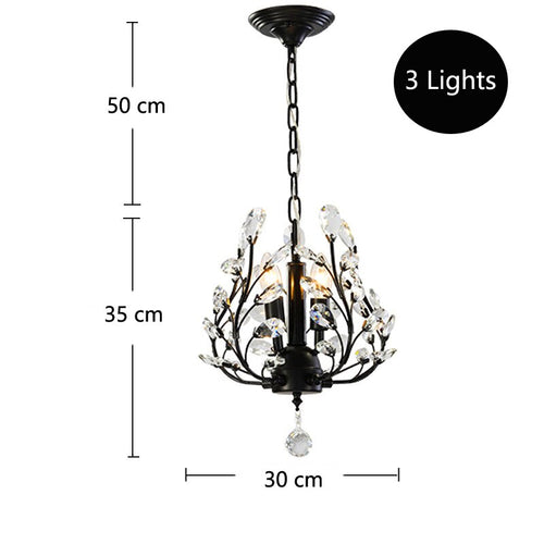 Crystal Tree Chandelier: Elegant Lighting Fixture-Ceiling Chandelier